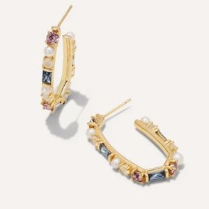 Kendra Scott Madelyn Gold Hoop Multi-Mix Earrings 
NEW WITH TAGS